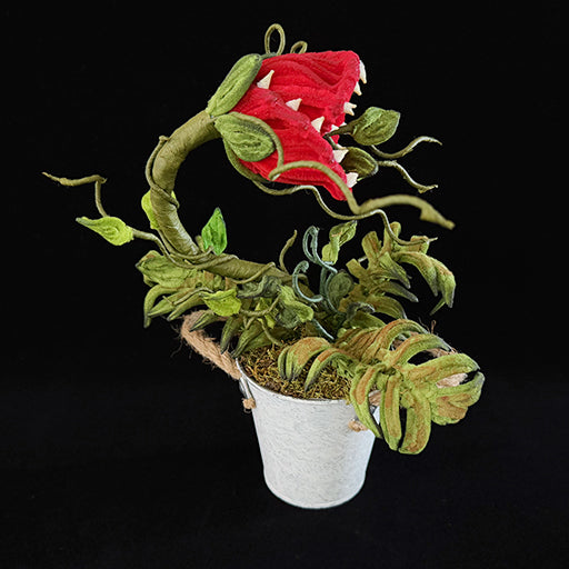 Pipe cleaner Venus Flytrap — tendrils detail, handcrafted chenille wire carnivorous plant figurine
